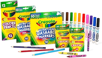 Foto 1 | Foto 1 | Venta Internacional- Material Escolar Crayola para Niñas y Niños Crayones Marcadores y Lápices de Colores 80 Piezas