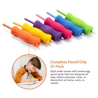 Foto 6 | Foto 6 | Empuñaduras De Espuma Para Lápices, Suministros Especiales De Larga Duración Para Niños Y Adultos (12) - Venta Internacional.