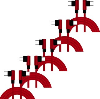 Foto 1 | Foto 1 | Cable De Entrada Usb-c 3ahotshot Mxkuo-005 5 Piezas Rojo