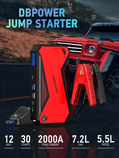 Foto 2 | Foto 2 | Arrancador Portátil Para Coche Dbpower Peak 2000a 18000mah - Venta Internacional.