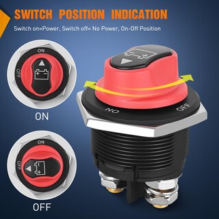 Foto 2 | Foto 2 | Interruptor De Desconexión De Batería Nilight 200a 12v-48v A Prueba De Agua - Venta Internacional.