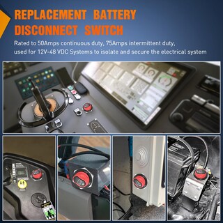 Foto 7 | Foto 7 | Interruptor De Desconexión De Batería Nilight 200a 12v-48v A Prueba De Agua - Venta Internacional.