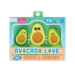 Foto 1 | Foto 1 | Goma de Borrar y Sacapuntas Ooly Aguacate Love
