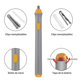 Foto 5 | Foto 5 | Borrador Eléctrico Belug Gris Ajustable 230 Repuestos