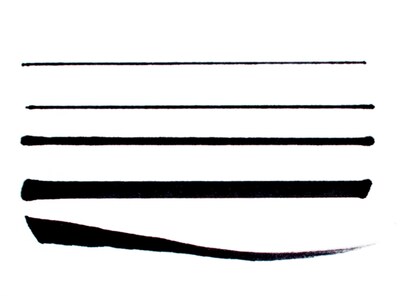 Foto 3 | Foto 3 | Marcadores Tinta Negra Dif Puntas 5 Piezas