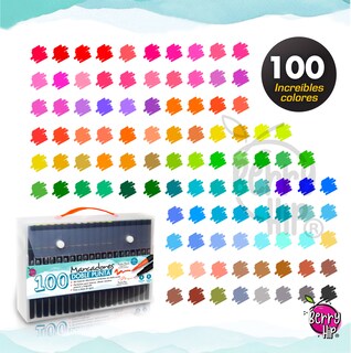 Foto 3 | Foto 3 | Marcadores Kit De Plumones Doble Punta De Pincel Berry Hip con 100 Colores