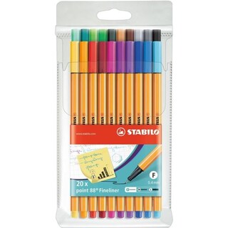Foto 1 | Foto 1 | Cartera Fineliner Stabilo Point 88 De 20 Colores Surtidos - Venta Internacional.
