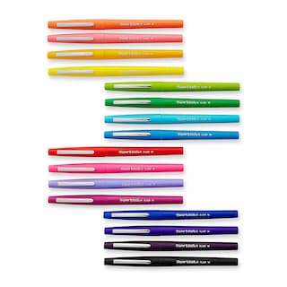 Foto 2 | Foto 2 | Bolígrafos Con Punta De Fieltro Paper Mate Flair, Punta Mediana, 0,7 Mm, 16 Unidades - Venta Internacional.