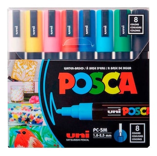 Foto 1 | Foto 1 | Posca 5m Marcadores Acrílico Multicolor