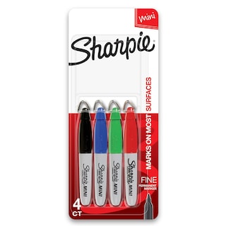 Foto 1 | Foto 1 | Rotuladores Permanentes Sharpie Mini Fine Point, 4 Colores - Venta Internacional.