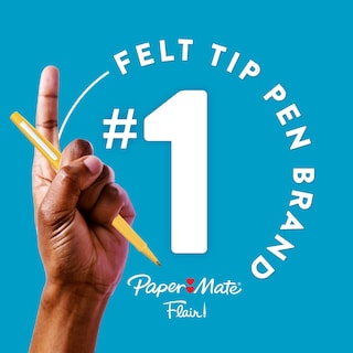 Foto 5 | Foto 5 | Rotuladores Paper Mate Flair Con Punta De Fieltro De 0,7 Mm, Tamaño Mediano, 24 Unidades - Venta Internacional.
