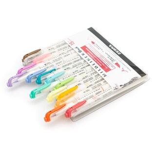 Foto 2 | Foto 2 | Rotulador Zebra Pen Mildliner Brush De Doble Punta, 15 Colores - Venta Internacional.