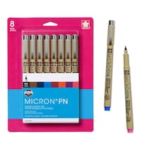 Bolígrafo Sakura Pigma Micron Con Punta De Plástico De 0,45 Mm, Paquete De 8 - Venta Internacional.