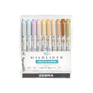 Foto 1 | Foto 1 | Set De Iluminadores Zebra Pen Mildliner De Doble Punta, Paquete De 10 - Venta Internacional.