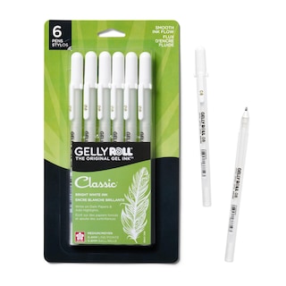 Foto 1 | Foto 1 | Bolígrafos De Gel Sakura Gelly Roll, Punta Mediana 08, Tinta Blanca, Paquete De 6 - Venta Internacional.