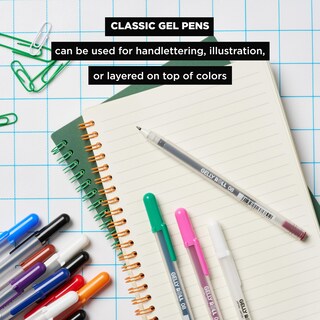 Foto 4 | Foto 4 | Bolígrafos De Gel Sakura Gelly Roll, Punta Mediana 08, Tinta Blanca, Paquete De 6 - Venta Internacional.
