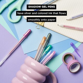 Foto 4 | Foto 4 | Bolígrafos De Gel Sakura Gelly Roll Silver Shadow Bold Point, Paquete De 5 - Venta Internacional.