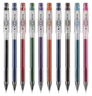 Foto 2 | Foto 2 | Bolígrafos Enrollables De Tinta De Gel Pilot G-tec-c Ultrafinos De 0,4 Mm, Paquete De 10 - Venta Internacional.