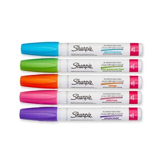 Foto 2 | Foto 2 | Marcadores De Pintura Sharpie, A Base De Aceite, De Punto Medio, Juego De 5 Colores - Venta Internacional.