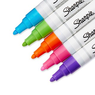 Foto 3 | Foto 3 | Marcadores De Pintura Sharpie, A Base De Aceite, De Punto Medio, Juego De 5 Colores - Venta Internacional.