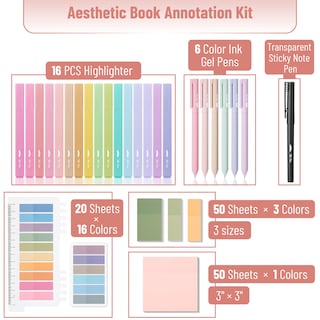 Foto 2 | Foto 2 | Kit De Anotaciones Para Libros Mr. Pen Aesthetic Con Rotuladores Y Rotuladores - Venta Internacional.