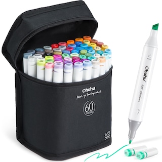 Foto 1 | Foto 1 | Marcadores De Alcohol De La Serie Ohuhu Oahu, 60 Colores, Puntas Dobles - Venta Internacional.
