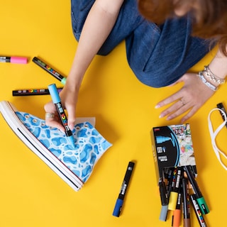 Foto 5 | Foto 5 | Marcadores De Pintura Posca 5m, Tamaño Mediano, Con Puntas Reversibles, Juego De 8 Piezas - Venta Internacional.