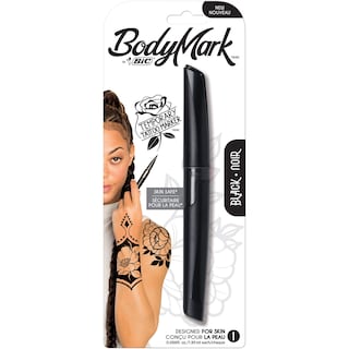 Foto 1 | Foto 1 | Marcadores Temporales Para Tatuajes Bic Bodymark, Color Negro, 1,2 Ml - Venta Internacional.