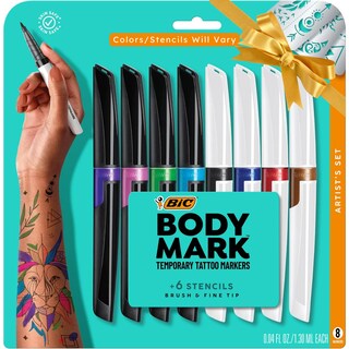 Foto 1 | Foto 1 | Marcadores De Tatuaje Temporales Bic Bodymark Color Collection X48 - Venta Internacional.