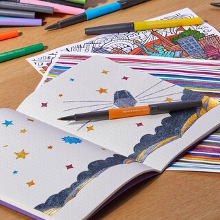 Foto 5 | Foto 5 | Luces Urbanas Pen Paper Mate Flair Con Punta De Fieltro Metálico, 8 Unidades - Venta Internacional.