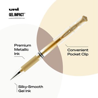 Foto 3 | Foto 3 | Bolígrafo De Gel Uni-ball Signo 207 Impact Stick De 1,0 Mm Con Punta Gruesa - Venta Internacional.