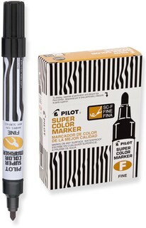 Foto 1 | Foto 1 | Rotuladores Permanentes Pilot Super Color Black Fine, Paquete De 12 - Venta Internacional.