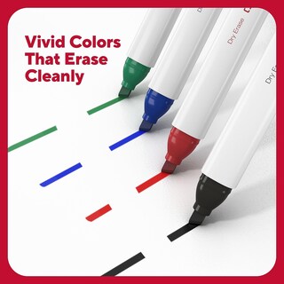 Foto 5 | Foto 5 | Rotuladores De Borrado En Seco Staples Tru Red Tank Con Punta Cincelada, 12 Colores - Venta Internacional.