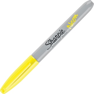 Foto 1 | Foto 1 | Rotulador Permanente Sharpie Neon Fine Point Amarillo - Venta Internacional.