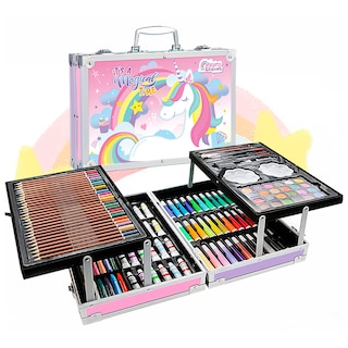 Foto 4 | Foto 4 | Berry Hip Set De Arte Profesional Plegable Con Marcadores Crayolas Acuarelas Pintura Acrílica Pinceles Lápices Y Más Accesorios