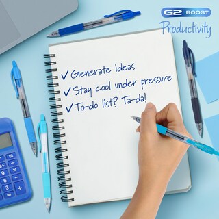 Foto 3 | Foto 3 | Bolígrafos De Gel Pilot G2 Premium G2 Boost Blues 0.7 Mm Paquete De 8 - Venta Internacional.