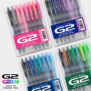 Foto 7 | Foto 7 | Bolígrafos De Gel Pilot G2 Premium G2 Boost Blues 0.7 Mm Paquete De 8 - Venta Internacional.