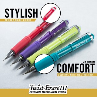 Foto 3 | Foto 3 | Lápiz Mecánico Pentel Twist-erase Iii De 0 9 Mm Paquete De 4 - Venta Internacional.
