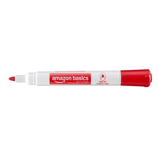 Foto 3 | Foto 3 | Rotuladores Para Pizarra Blanca De Borrado En Seco Amazon Basics Punta Fina Color Rojo 36 - Venta Internacional.