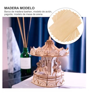 Foto 5 | Foto 5 | 10 Piezas de Láminas de Madera