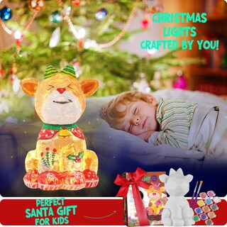 Foto 5 | Foto 5 | Kit De Pintura Laoese Deer Lamp Con Pinturas Y Pinceles Para Niños De 6 A 14 Años - Venta Internacional.