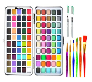 Foto 1 | Foto 1 | Acuarelas Kit De Dibujo Profesional 108 Set De Arte Con Caja