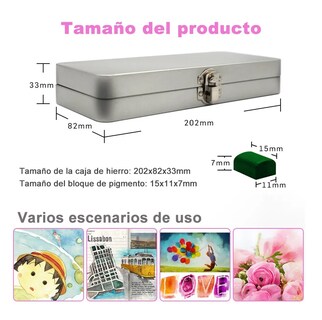 Foto 4 | Foto 4 | Acuarelas Kit De Dibujo Profesional 108 Set De Arte Con Caja