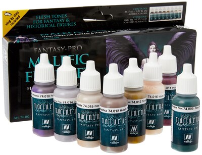 Foto 2 | Foto 2 | Set De Pintura Acrílica Vallejo Pro Nocturna Malefic Flesh 8x17ml - Venta Internacional.