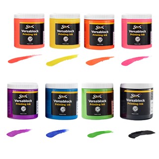 Foto 4 | Foto 4 | Tinta De Impresión En Bloque Para Saxo Versablock A Base De Agua, 240 Ml, Juego De 8 - Venta Internacional.