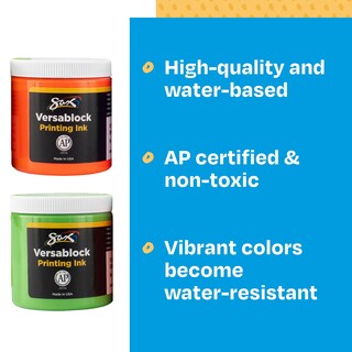 Foto 7 | Foto 7 | Tinta De Impresión En Bloque Para Saxo Versablock A Base De Agua, 240 Ml, Juego De 8 - Venta Internacional.
