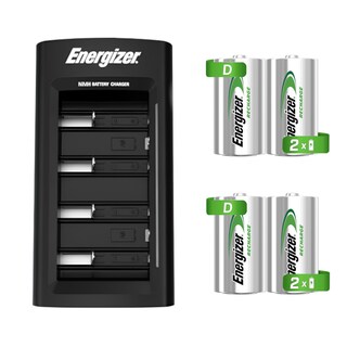 Foto 1 | Foto 1 | Cargador Universal Energizer + 4 Pilas Recargables Tamaño D