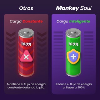 Foto 8 | Foto 8 | Cargador Pilas Baterías Monkey Soul 4 Aa + 4 Aaa Recargables