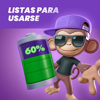Foto 4 | Foto 4 | Cargador Pilas Baterías + 8 Aa Recargables Monkey Soul Usb-c