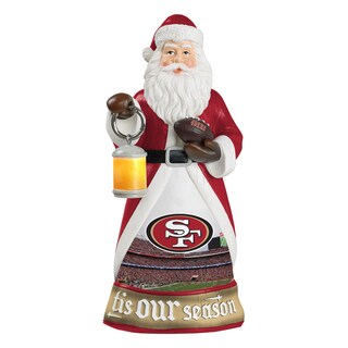 Foto 1 | Foto 1 | Figura Foco De Papá Noel De Los Green Bay Packers De La Nfl Con Linterna Iluminada - Venta Internacional.